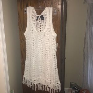 Crocheted 60% cotton 40% acrylic machine washable